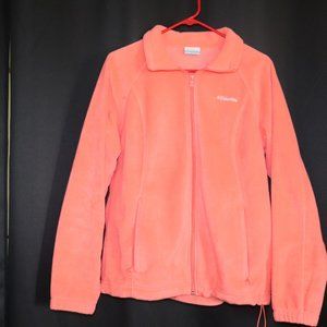 Columbia coral fleece jacket